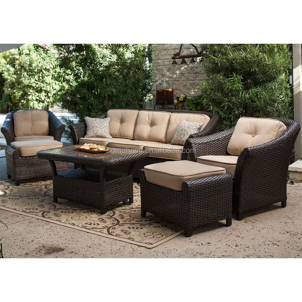 Elegant Patio Furniture Dark Garden Sets Wicker Recliner Sofas Buy Recliner Sofas Dark Garden Sets Elegant Patio Furniture Product On Alibaba Com