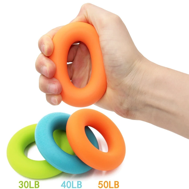 Anti Stress Ring hand strengthener silicone finger hand grip ring, As picture (green;red;black)
Anti Stress Ring hand strengthener silicone finger hand grip ring, As picture (green;red;black)