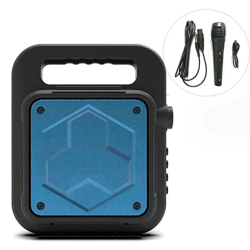 Portable bluetooth speaker with FM radio USB LINE IN recording outdoor speaker bluetooth - ANKUX.COM