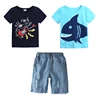 Three pieces kids clothing set summer boys casual sets clothing of children sets