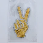 plastic crystal gem rhinestone car sticker