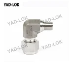 YAD-LOK Iso9001 Certificate Steel 304 Standard Union Elbow Tube Fitting