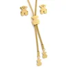 Stainless Steel Women Accessories Nice Bear Gold Full Set Mesh Chain Set Jewellery
