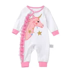 Hot design cotton new born baby unicorn pajama