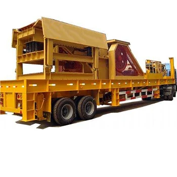 Jiangtai Factory Price Mobile Concrete Crushing Equipment Portable Stone Crusher Machine For Sale