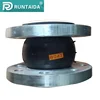 3" DN80 DIN PN16 flange EPDM with PTFE lined rubber expansion joint