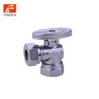 CUPC NSF Lead Free thread 1/4 pressure Italy rotary right angle kitchen drain valve