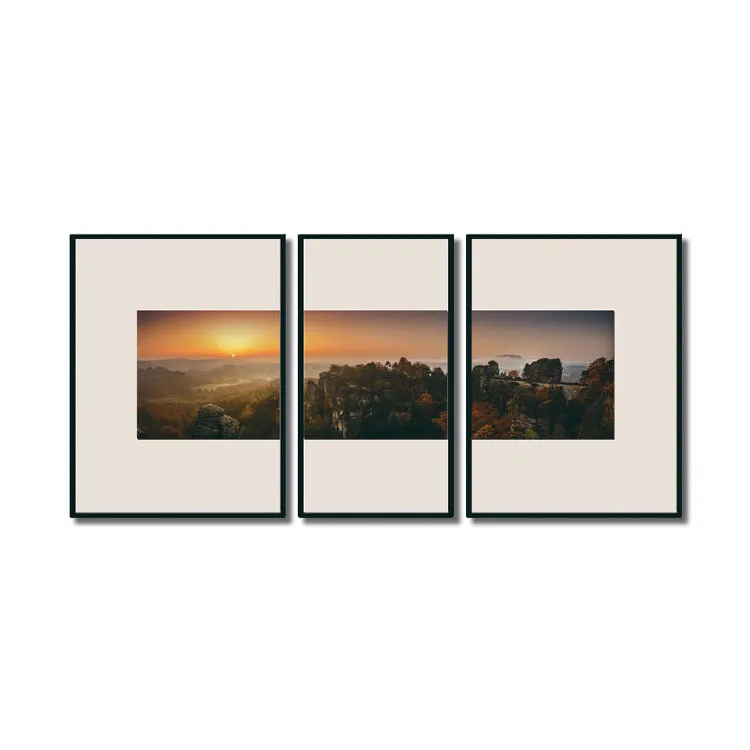 3 Panel Sunset Wall Art Set Framed Picture For Restaurant Paper Printed With Glass Covered
3 Panel Sunset Wall Art Set Framed Picture For Restaurant Paper Printed With Glass Covered