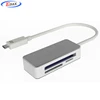USB C Card Reader For CF SD TF Card 3in1 Card Reader