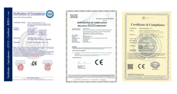 certifications