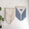 QJMAX Amazon Hot Sale Wall Art Handmade Knitting Cotton Rope Wall Tapestry For Home Decoration