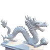 Large Chinese Stone Dragon Garden Statue