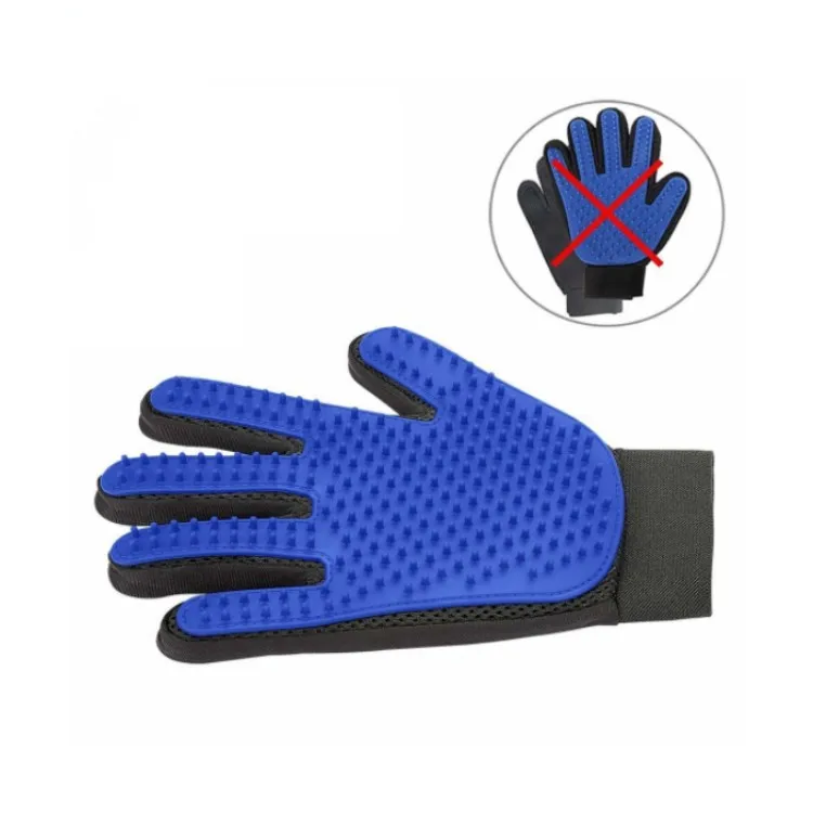 Wholesale pet products pet hair remover pet grooming gloves with Soft Rubber Tips, Customized color
Wholesale pet products pet hair remover pet grooming gloves with Soft Rubber Tips, Customized color