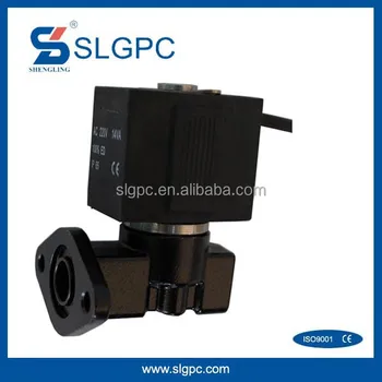 Brass material black spray paint 12v electric flange solenoid valve VX2120-08F