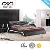 foshan shunde factory wholesale leather bed funiture manufactuer
