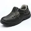 First Layer Genuine Leather Summer Sandal PU/PU Outsole Safety Shoes