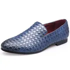 Men Spring Autumn Fashion Driving Breathable Casual Flat PU Leather Slip-On EVa Shoes footwear