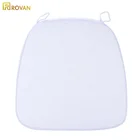 Wedding chiavari chair seat cushion pu leather uniform fabric