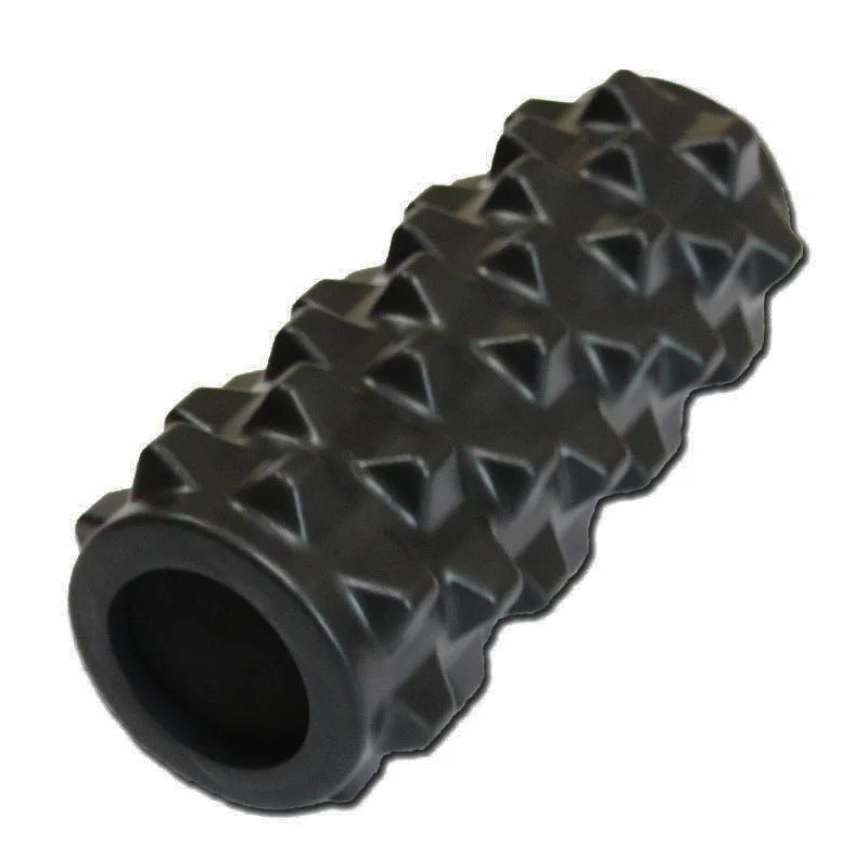 Eercise therapy yoga foam roller with massage point for gym eercise massage pilates12.5" 5" teture dotted PU foam roller