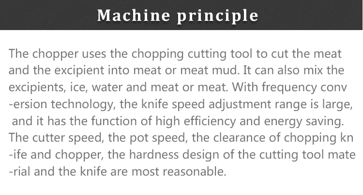 High Quality Automatic Meat Bowl Cutter Meat Bowl Chopper Machine for Sausage Making manufacture
