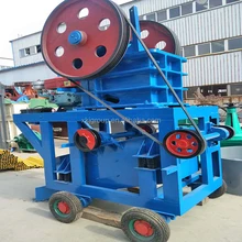 Fully Automatic jaw crusher plant , jaw crusher with screen all in one machine