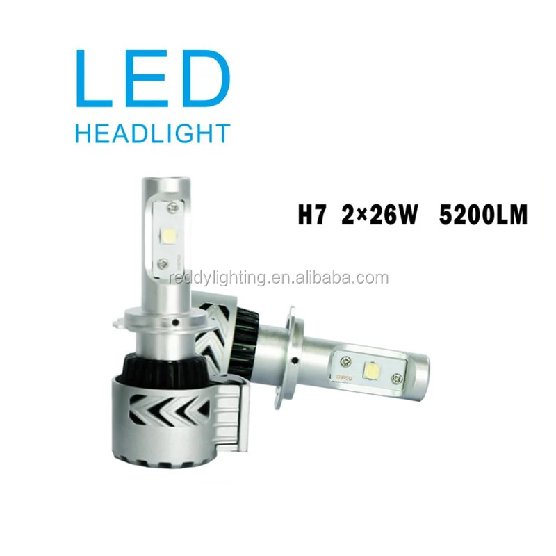 Best price high brightness high lumen headlight led light h7 led car bulb for vehicle