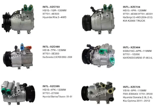 DV16 ac compressor for Kia Sorento II 97701-2P110 97701-2P160