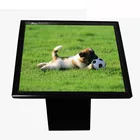 17" 10 points capacitive resistive ABS material touch monitor POS