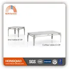 CT-09 ET-09 stainless steel glass modern coffee table