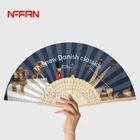 Wall Decorative Bamboo Crafts Art Hand Fan