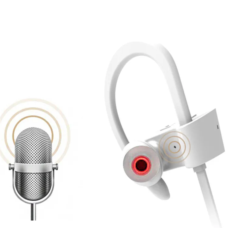 U8 Bluetooth 4.1 Sport Earphone Handfree Wireless Bluetooth Headset Earphones with Mic Sports Ear-hook Bluetooth Earphone - ANKUX.COM