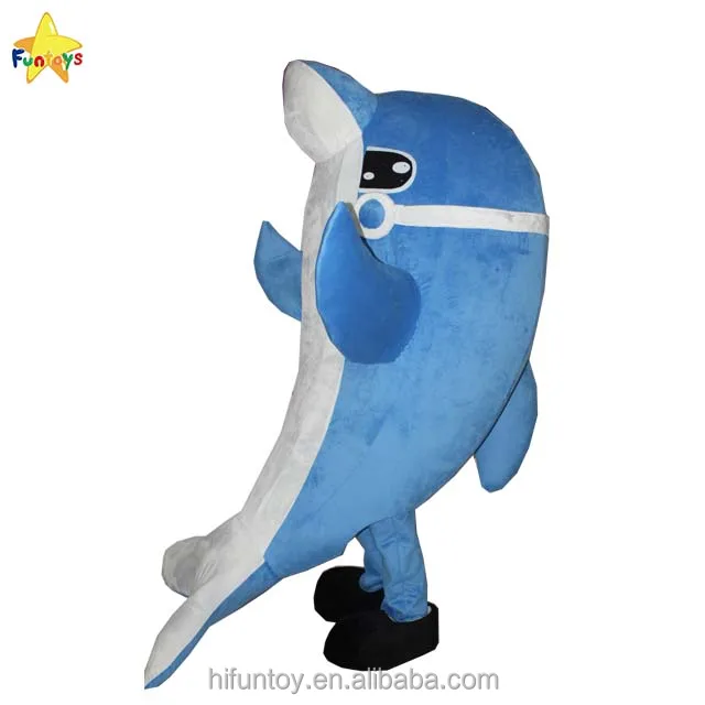 Funtoys CE used dolphin cartoon mascot costumes for sale