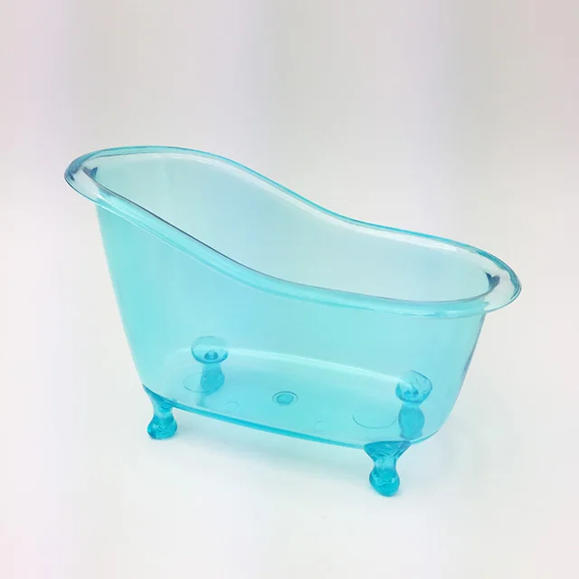 Transparent Mini Plastic Bathtub Container For Personal Care Packaging