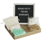 wholesale rustic felt letter board & red color felt message board,IBEI CRAFT PRODUCT wooden gift
