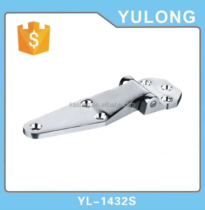 Container hinge with forged, welded, Maersk type