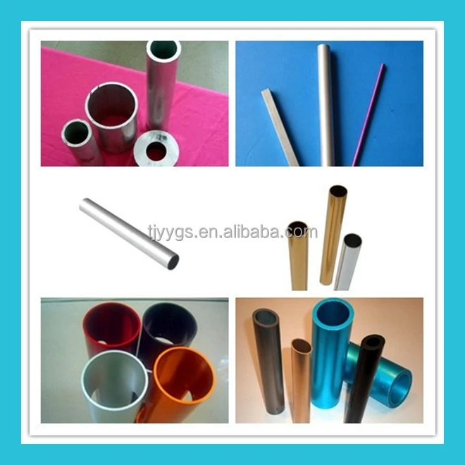 best price 7075 color anodized aluminum pipe tube