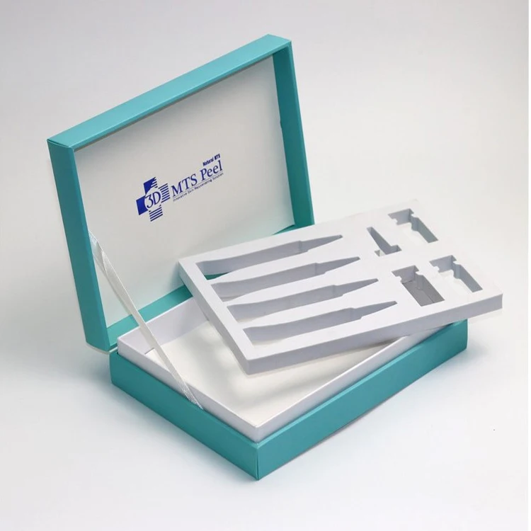 paper cardboard packaging flower cosmetic gift set packaging box