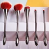 New Make up brushes makeup brush set 5pcs glitter makeup brush set private label