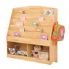 Wholesale Modern Simple Movable Children Kindergarten Bookcase Bookshelf