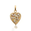 33971 Xuping trend new design Multicolor gold plated heart pendant without stone