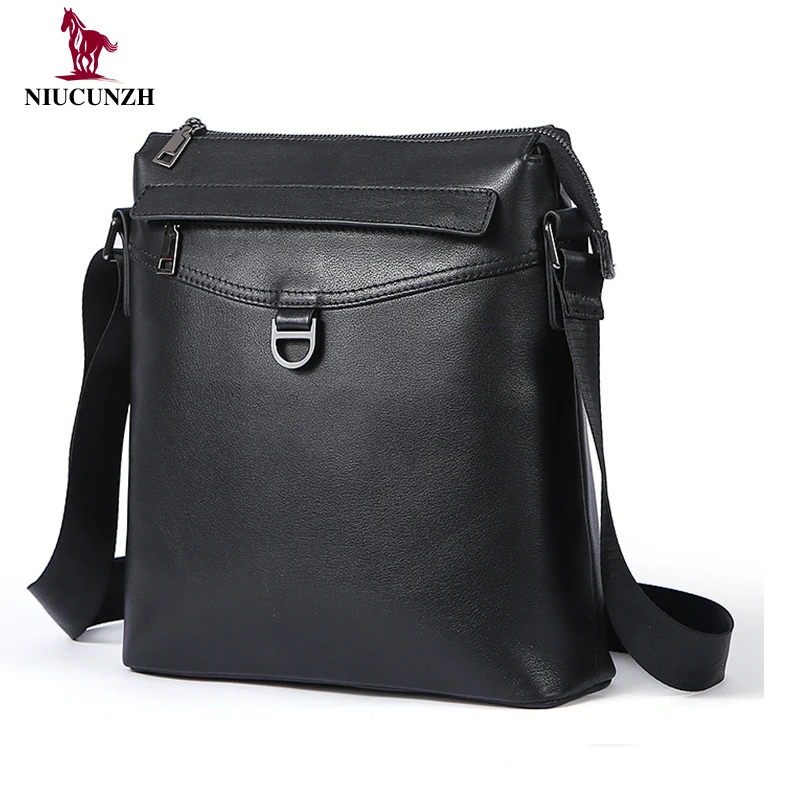2019 Best Trending Products Small Black Cowhide Leather Men Business Casual Bags Adjustable Shoulder Strap Crossbody Bag
2019 Best Trending Products Small Black Cowhide Leather Men Business Casual Bags Adjustable Shoulder Strap Crossbody Bag