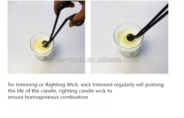 wick trimmer set matt black