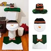 New production cartoon christmas decoration christmas toliet seat cover
