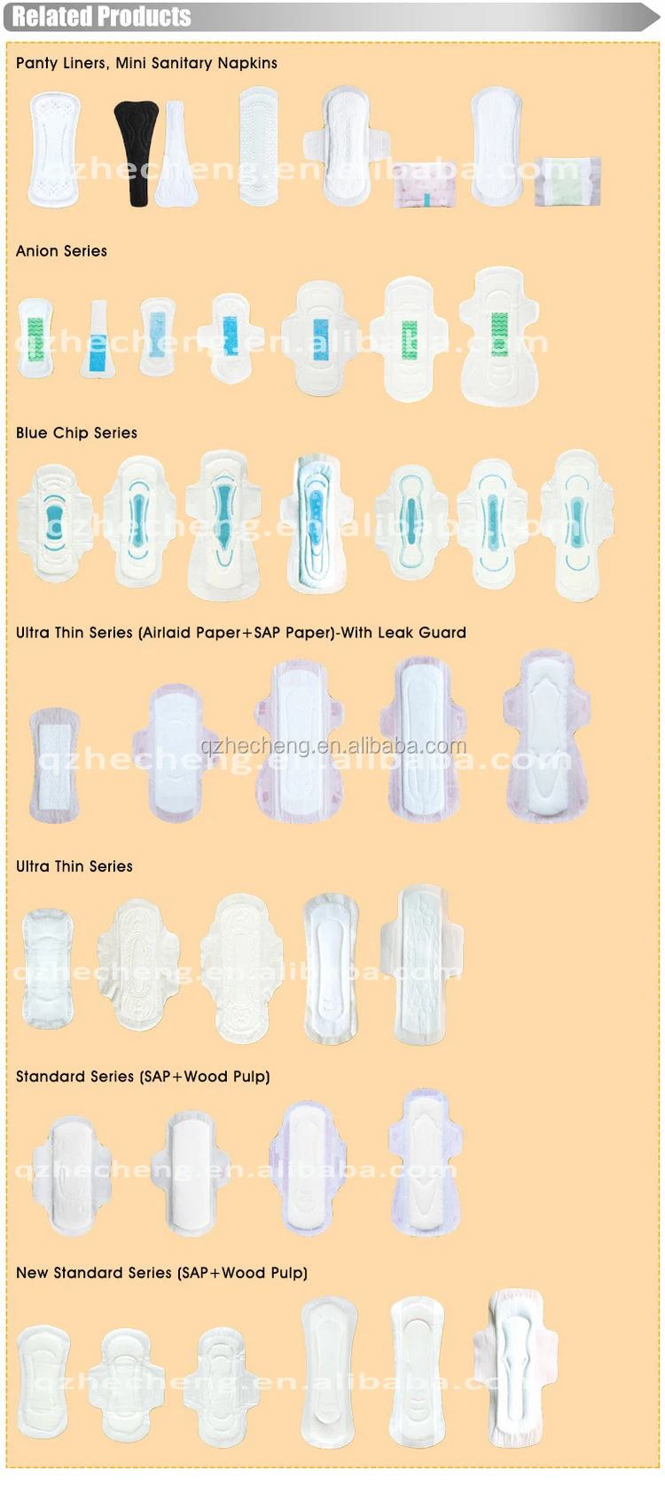 disposable feminine sanitary napkin manufacturer