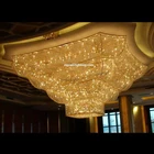 large size ceiling lighting modern crystal banquet hall hotel chandelier