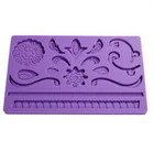 Various designs silicone lace molds for cake decorating/silicone lace mat