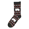 CYSHMILY High quality new design winter cotton stocking custom socks christmas fleece socks