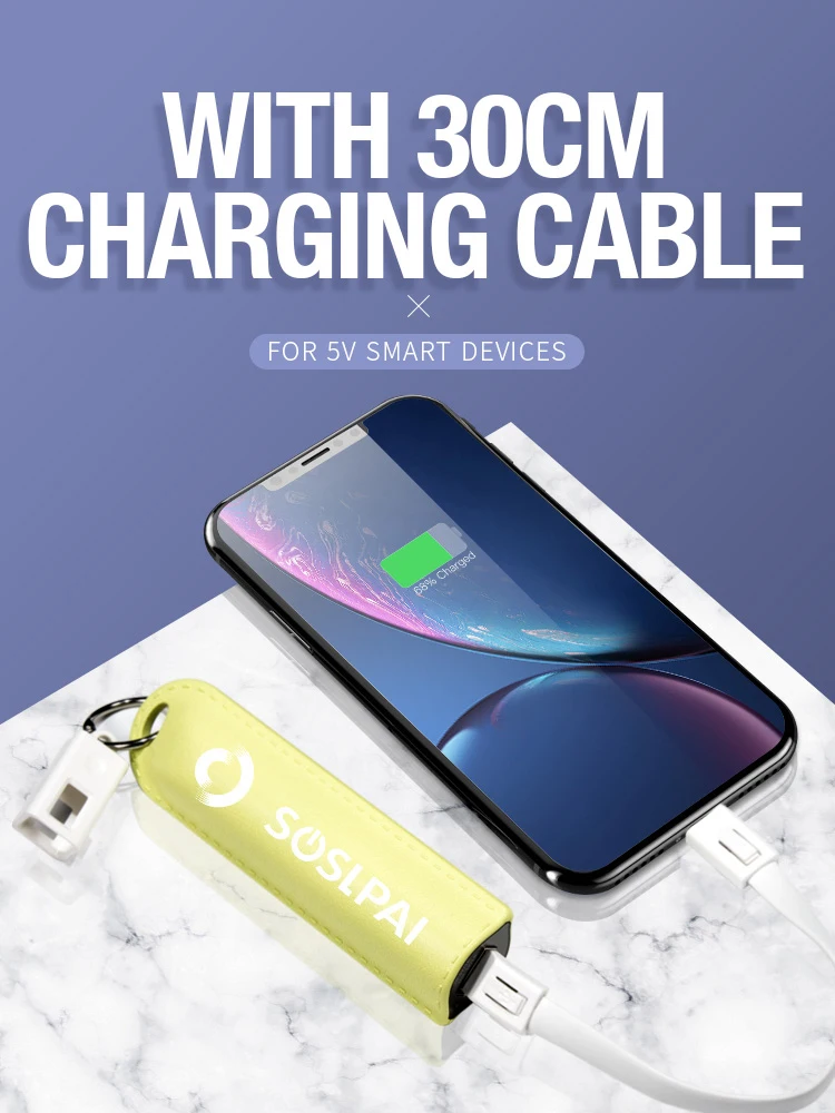 High quality waterproof selfie power bank 2500 mah credit card power bank qi charger - ANKUX.COM