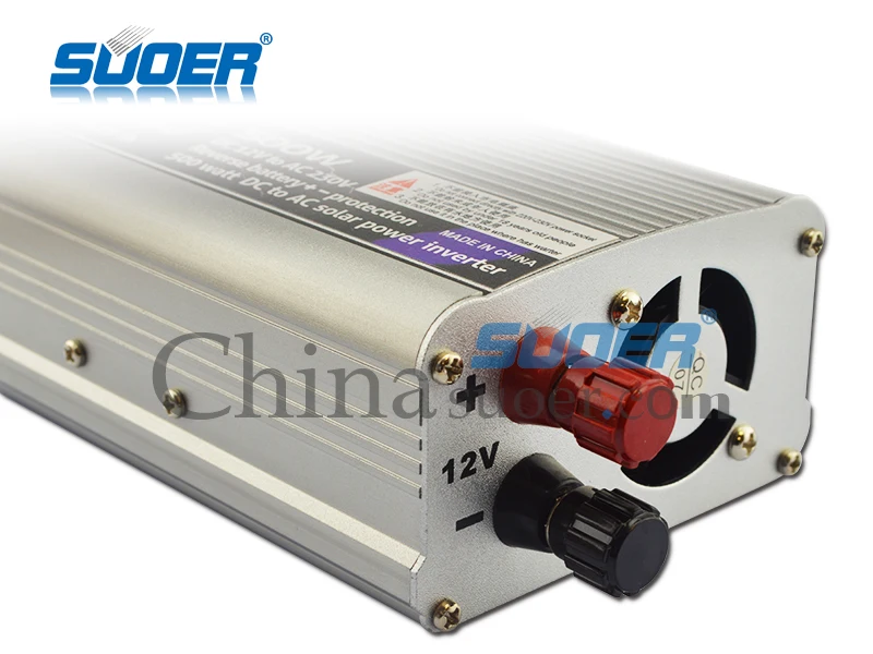  Suoer Low Price Solar Inverter 12v 220v 500W Power Inverter with CE ROHS  