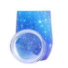 New Products Promotion Portable Reusable thermos transfer Coating stainless steel Enamel Coffee Mug With Lid and straw